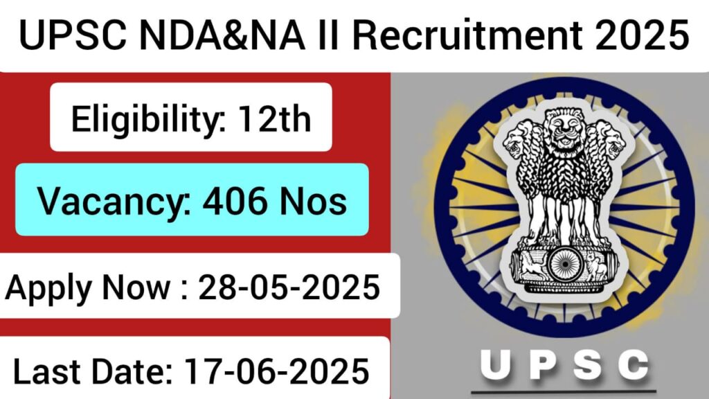 National Defense Academy and Naval Academy Examination 406 posts Recruitment 2025