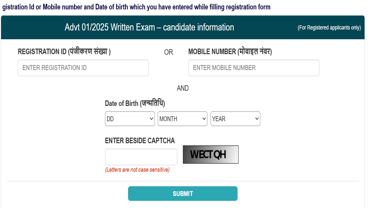 CSBC Bihar Police Constable Admit Card 2025 CSBC Bihar Police Constable Admit Card 2025