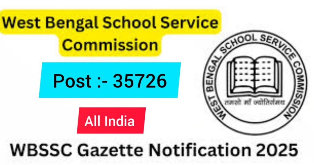 West Bengal School Service Commission (WBSSC)