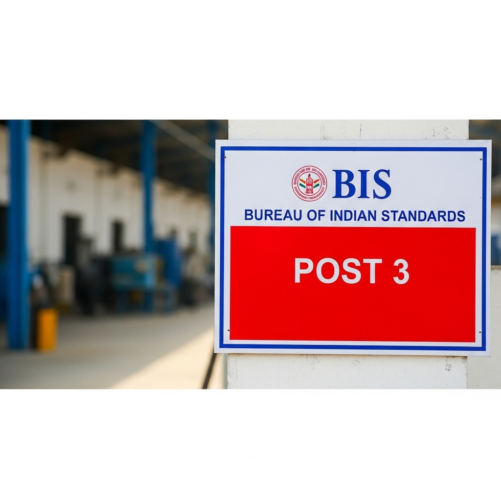 Bureau of Indian Standards (BIS) Post 3 Bureau of Indian Standards (BIS) Post 3