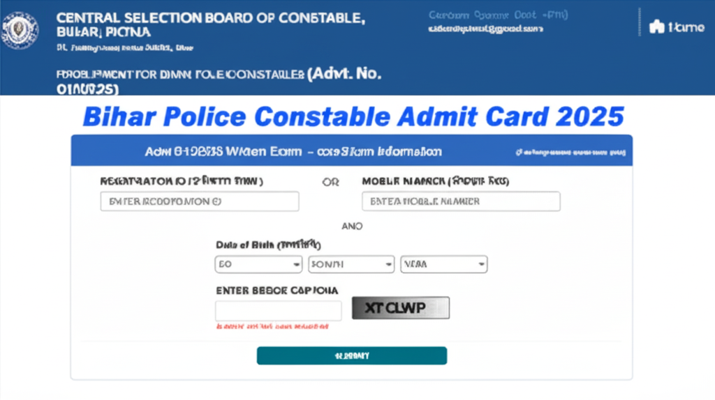 Bihar Police Admit Card 2025 – अभी डाउनलोड करें CSBC कांस्टेबल हॉल टिकट Bihar Police Admit Card 2025 – अभी डाउनलोड करें CSBC कांस्टेबल हॉल टिकट