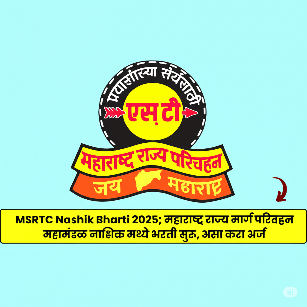 MSRTC Nashik Recruitment 2025 –367 पदों पर भर्ती MSRTC Nashik Recruitment 2025 –367 पदों पर भर्ती
