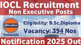 IOCL recruitment for non-executive posts