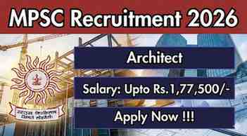 MPSC Architect Recruitment 2026