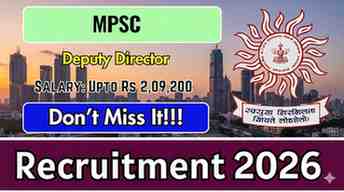 MPSC Deputy Director Recruitment 2026